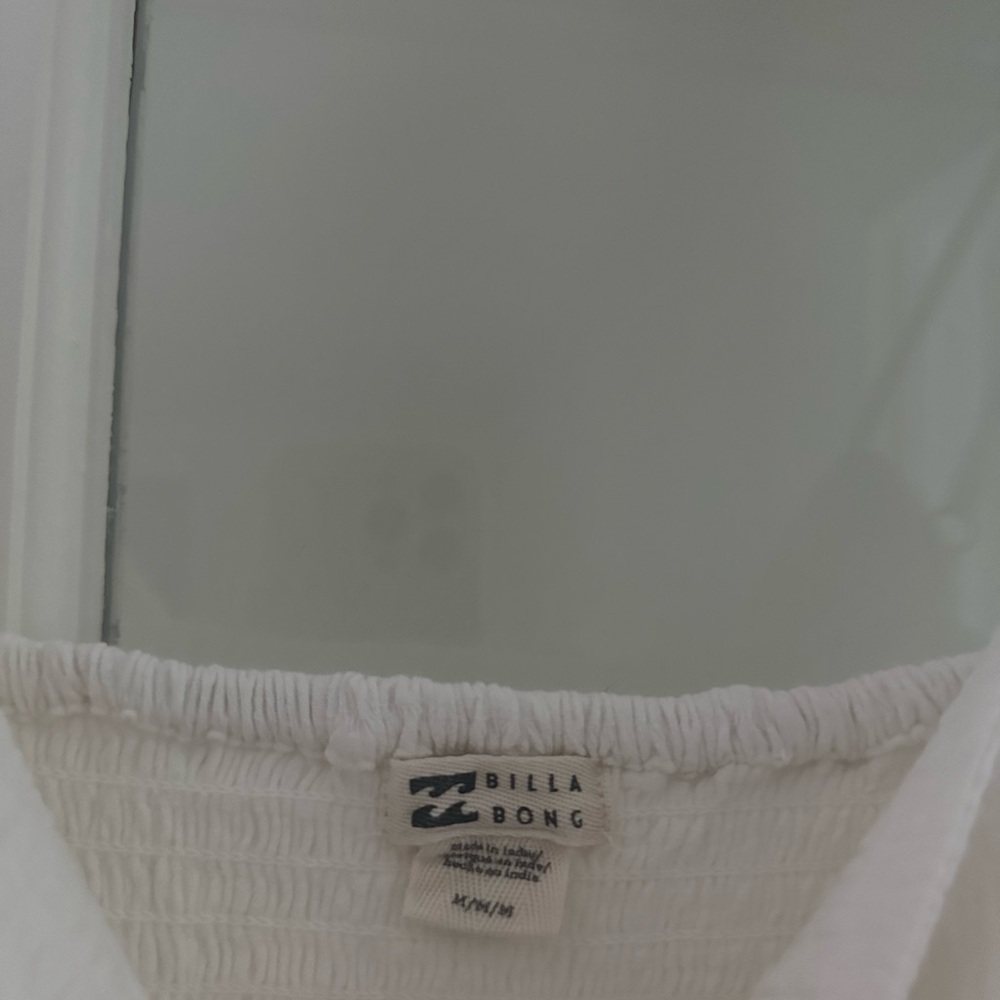 Billabong White Midi Slip Dress with Cutout - Picture 8 of 10